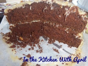 Cut German Chocolate Cake