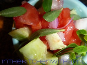 Purslane Or Semizotu Salad