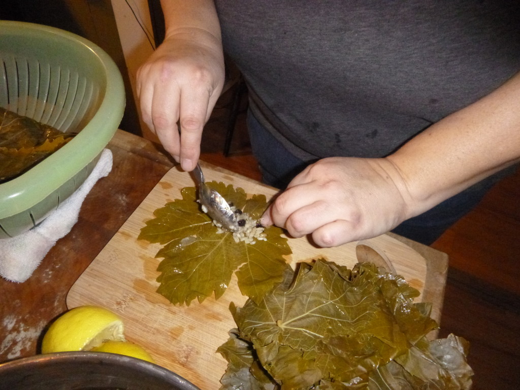 Rolling the Grape Leaves