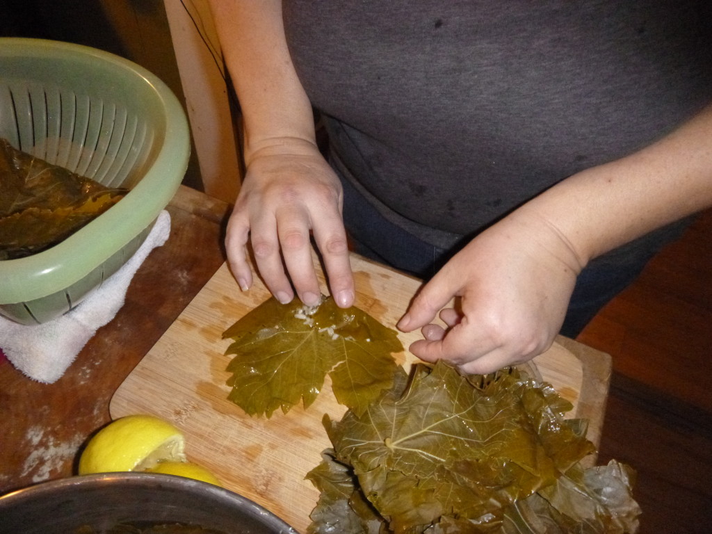 Rolling the Grape Leaves