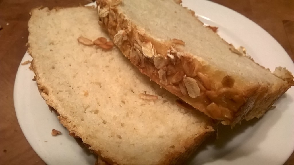 Oat and Sunflower Seed Yeast Loaf Slices