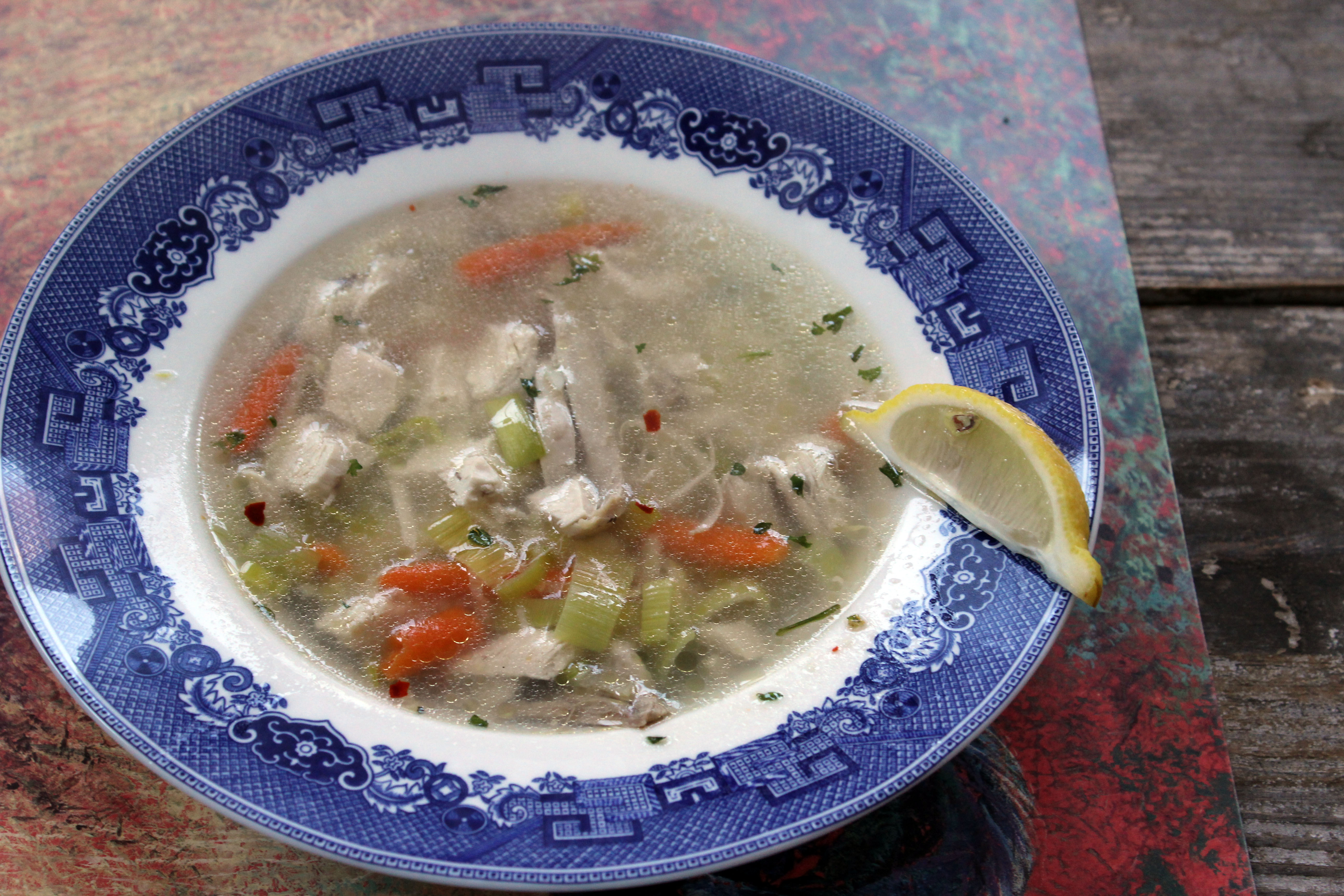 Orzo Leek Chicken Soup
