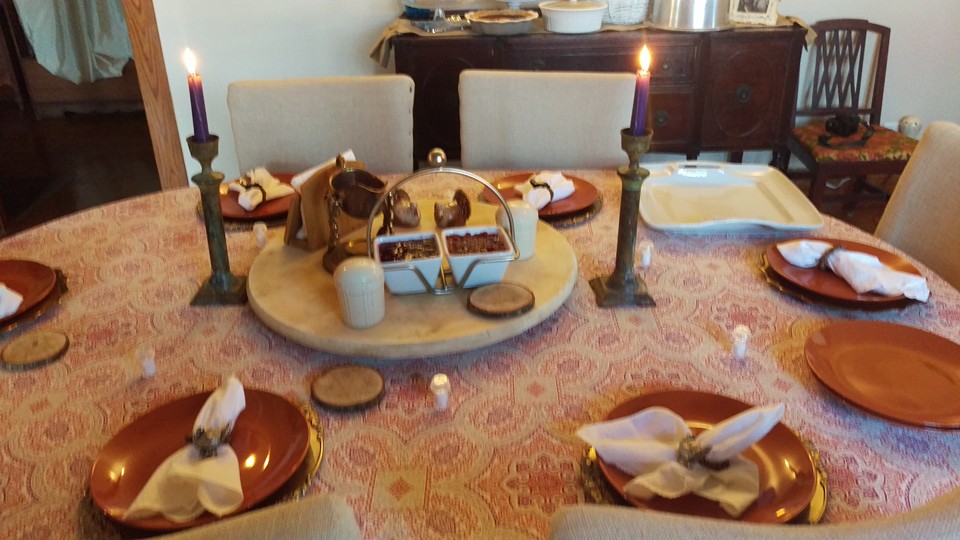 Thanksgiving Dinner Table