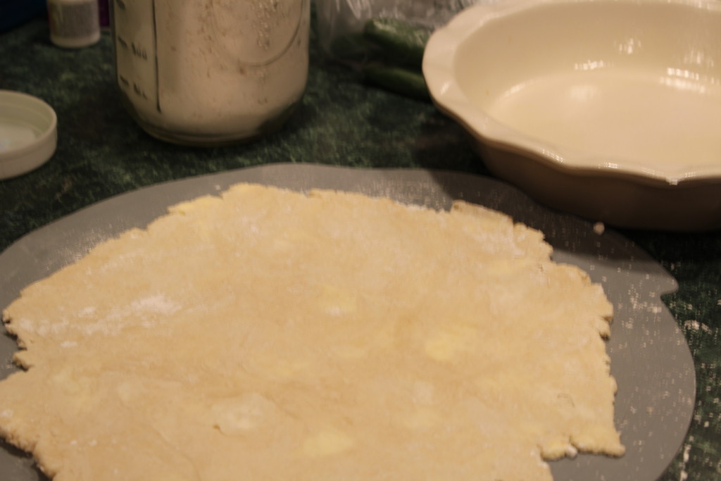 Rolled out Pie Dough