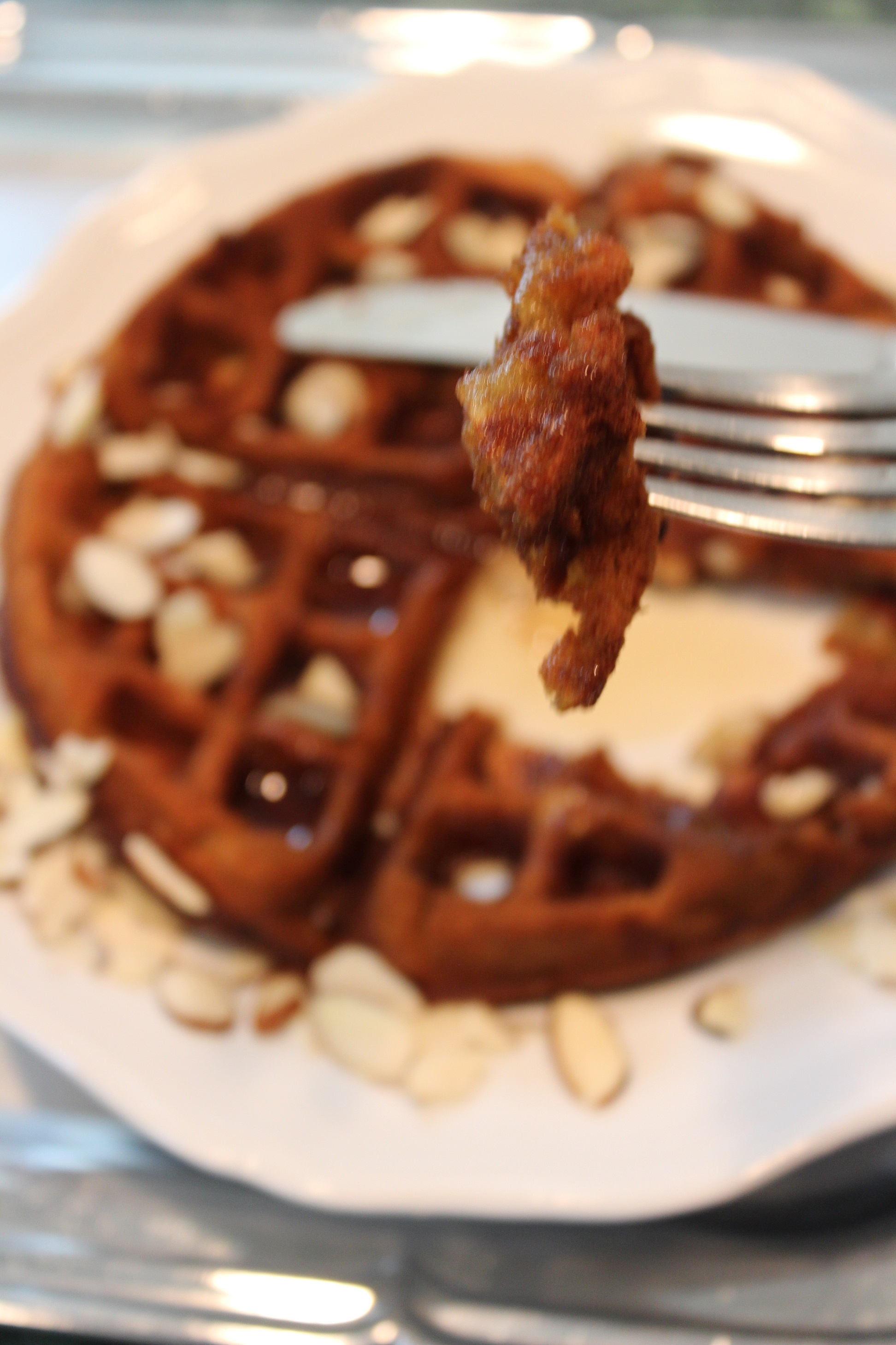 Banana Nut Waffles