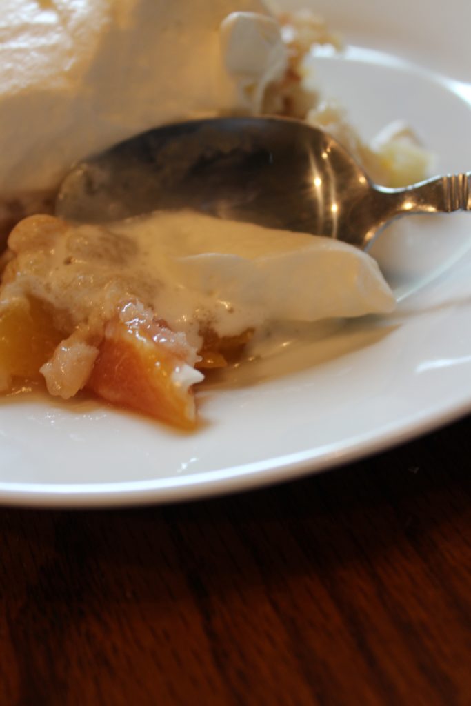 Bite of Chilton County Peach Cobbler