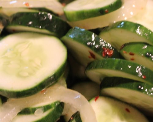 Cucumber Onion Salad