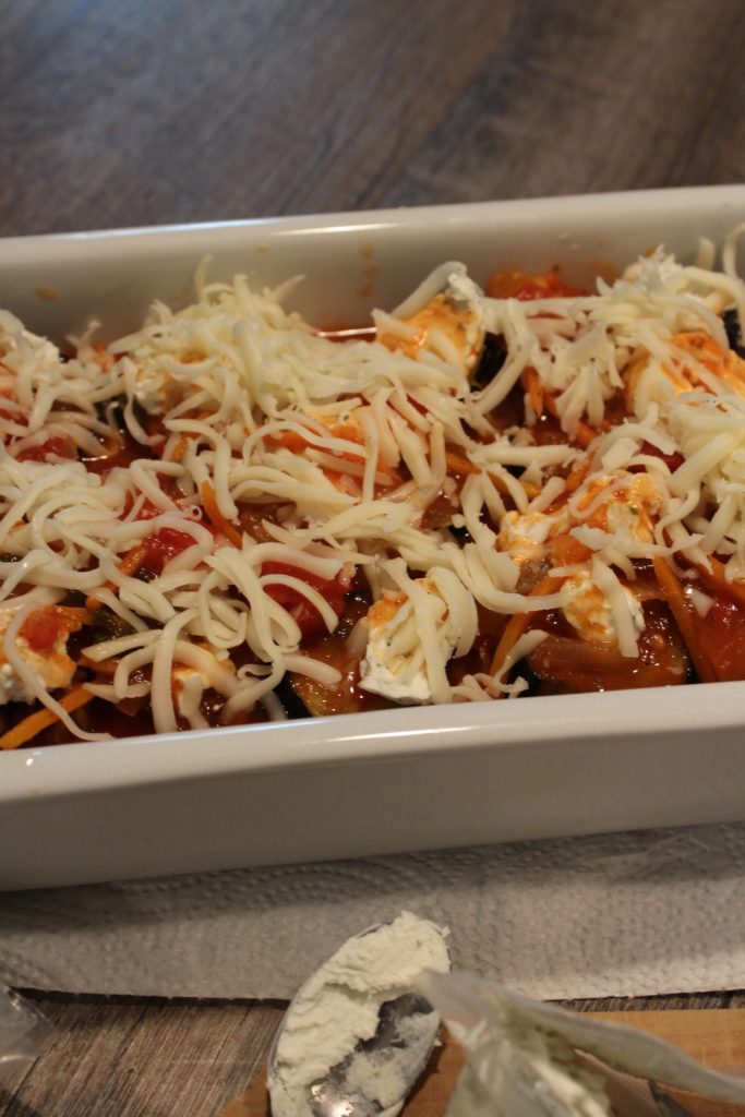 Eggplant Lasagna Cheese Layer