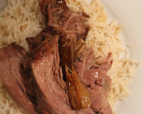 Crock Pot Leg of Lamb