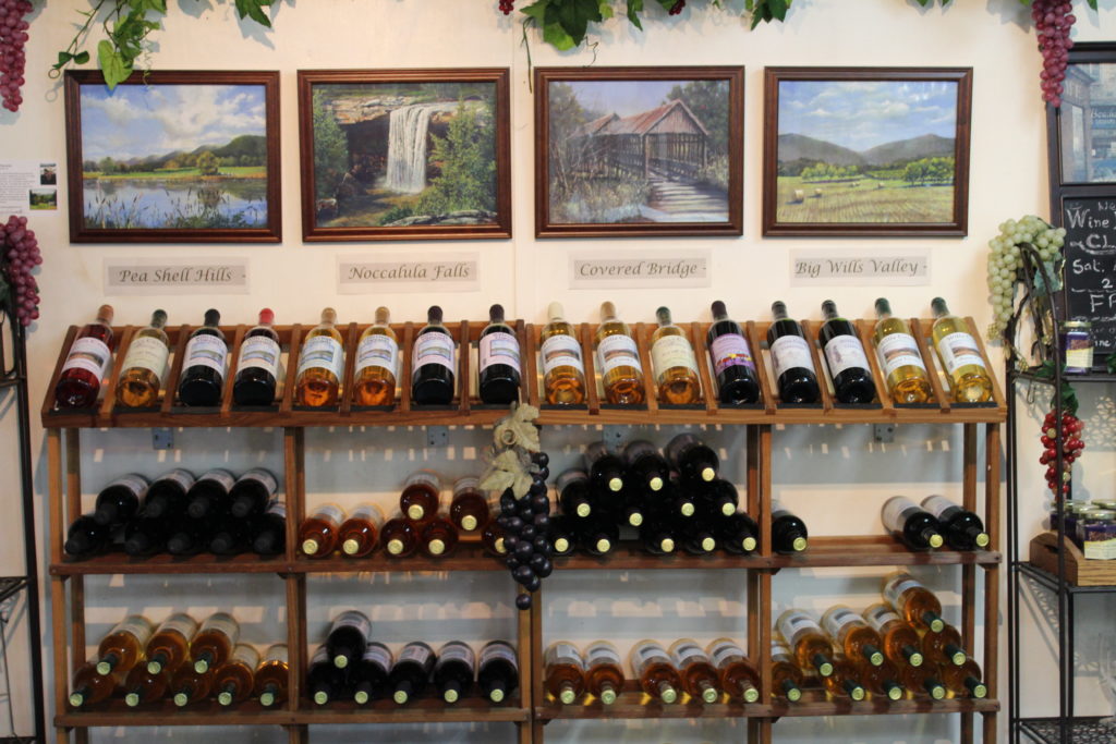 Selection of Wills Creek Wines