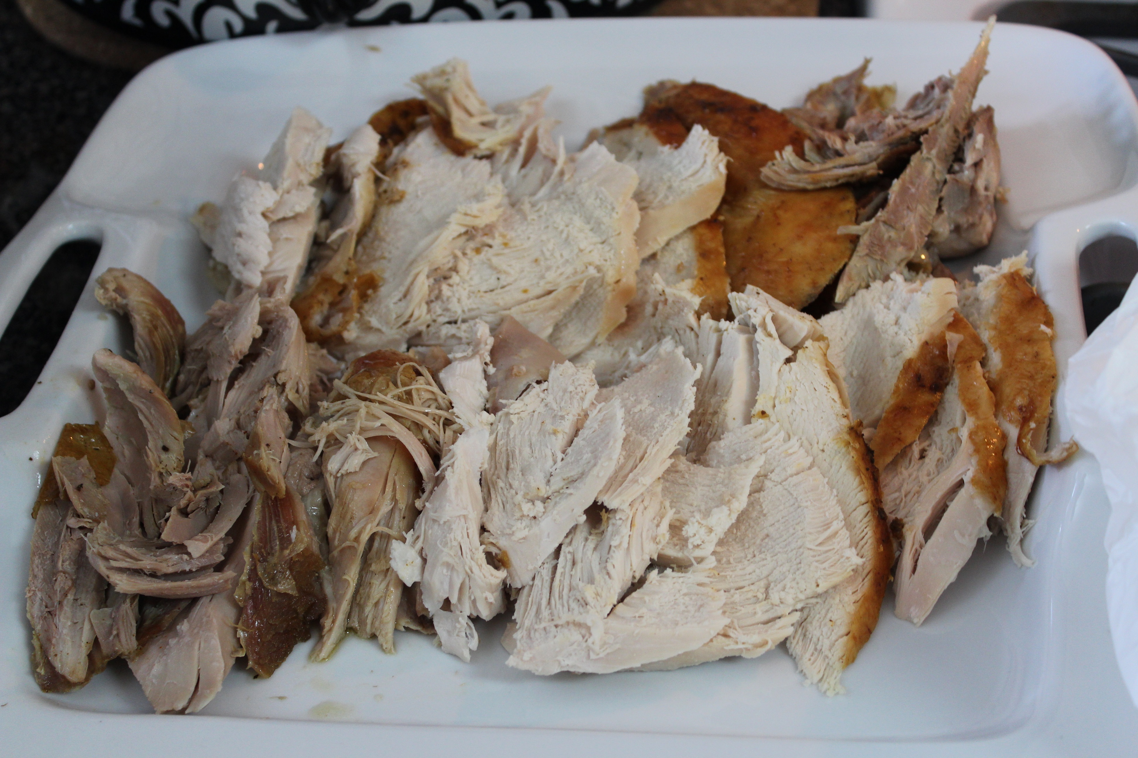 Sliced Moist Tender Roast Turkey