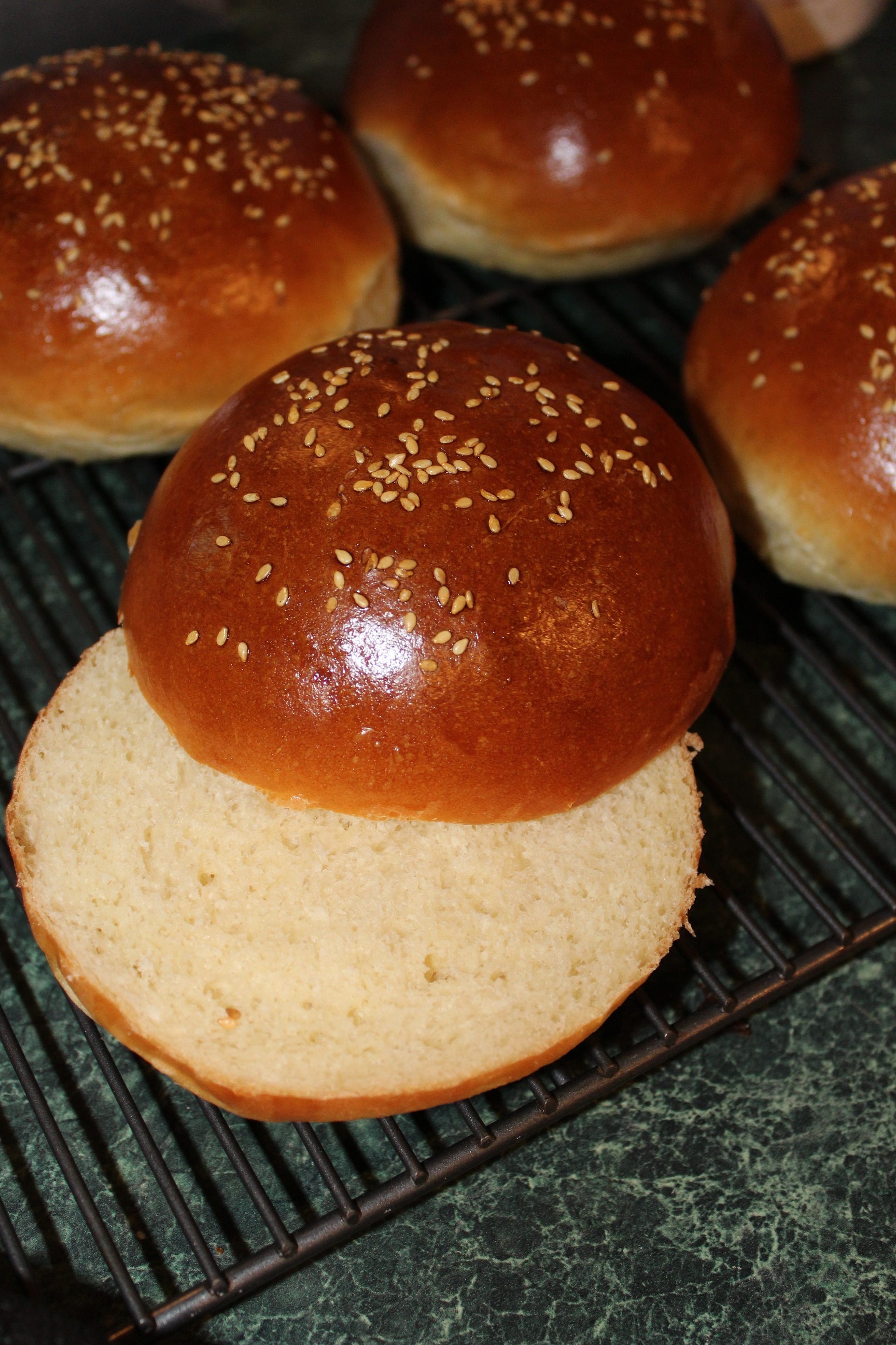 Best Ever Homemade Burger Buns - In The Kitchen With April