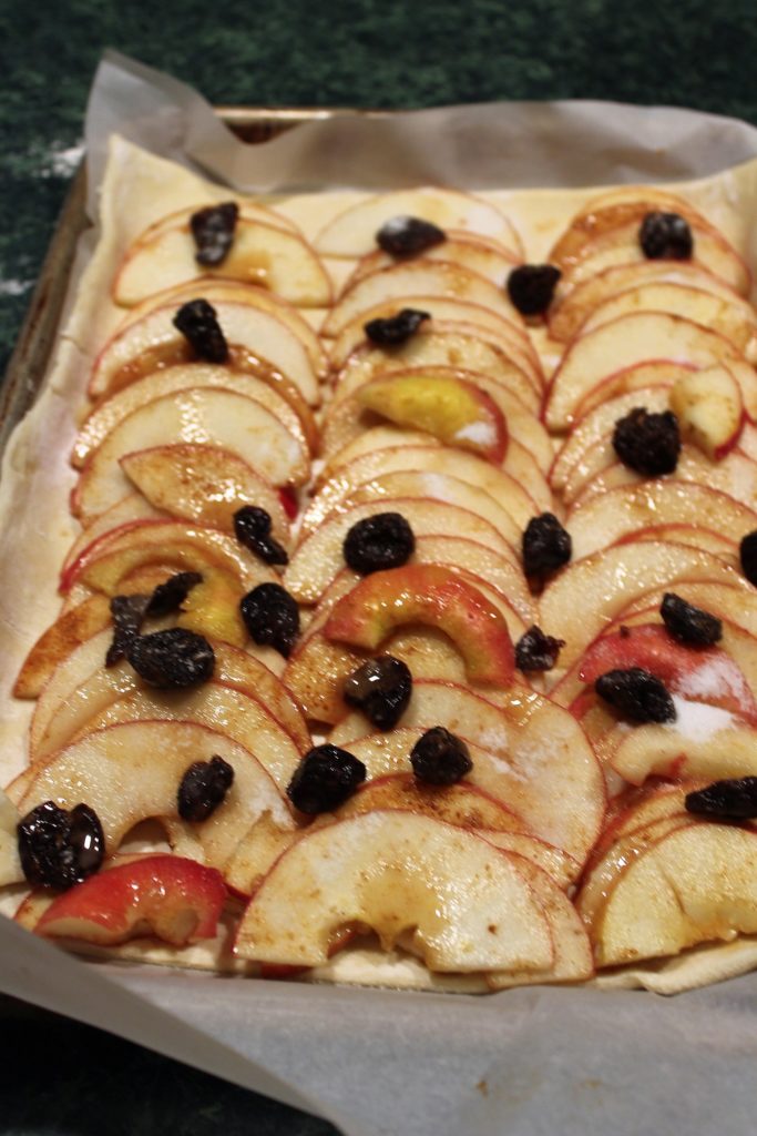 Easy as Pie Apple Tart Ready for Oven