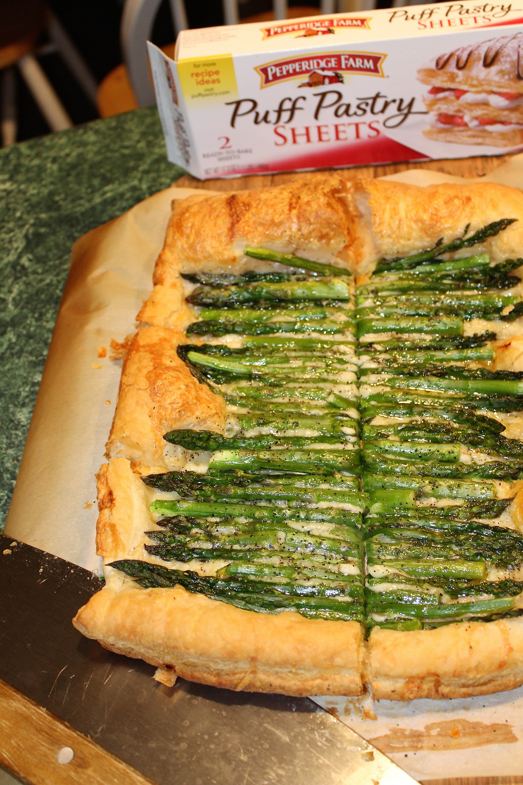 Gruyere Asparagus Tart