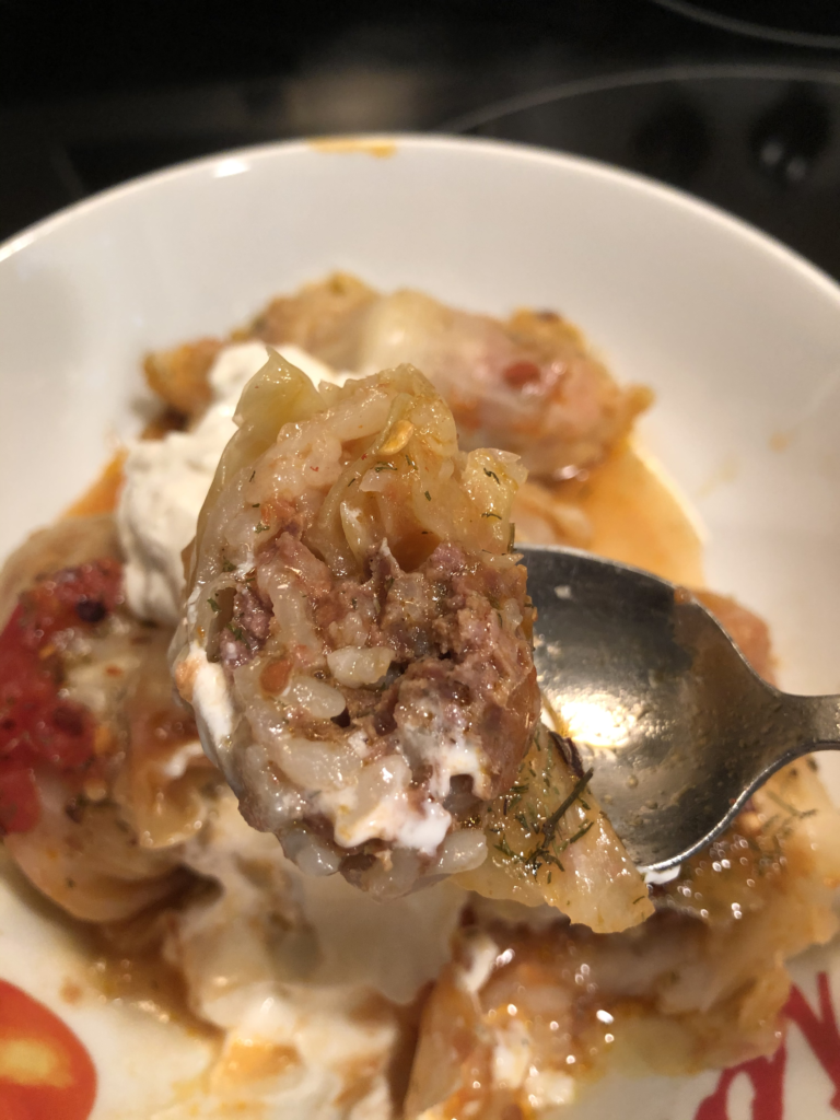 Instant Pot Stuffed Cabbage