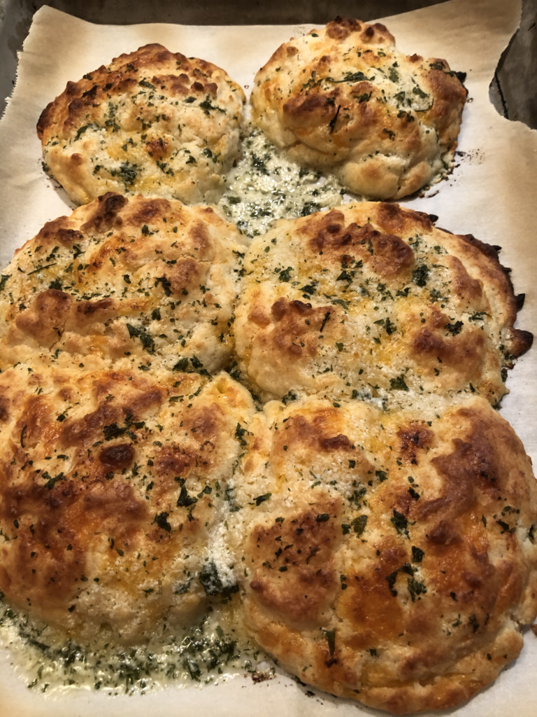 Sharp Cheddar Garlic Biscuits