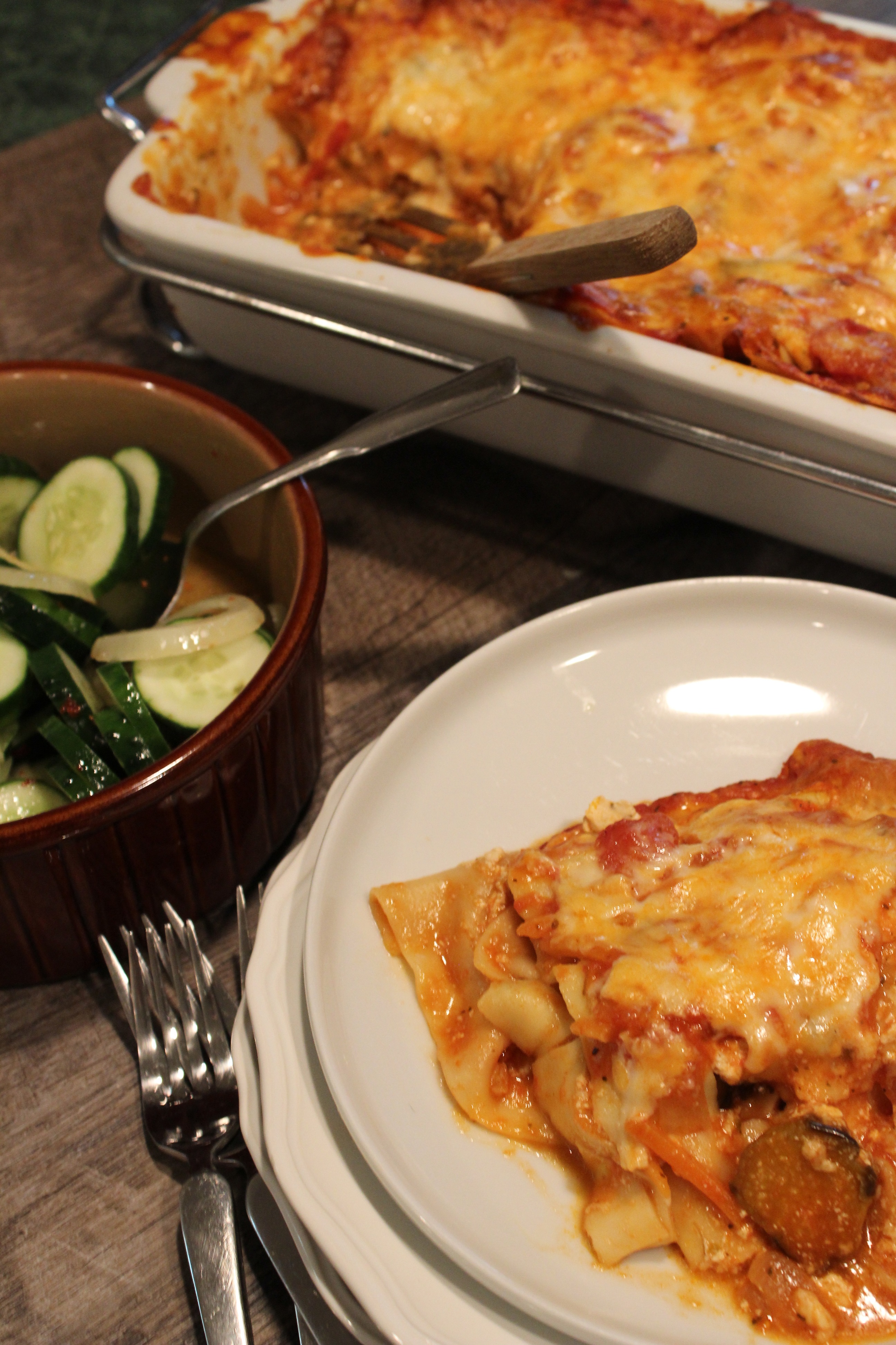 Eggplant Lasagna - In The Kitchen With April