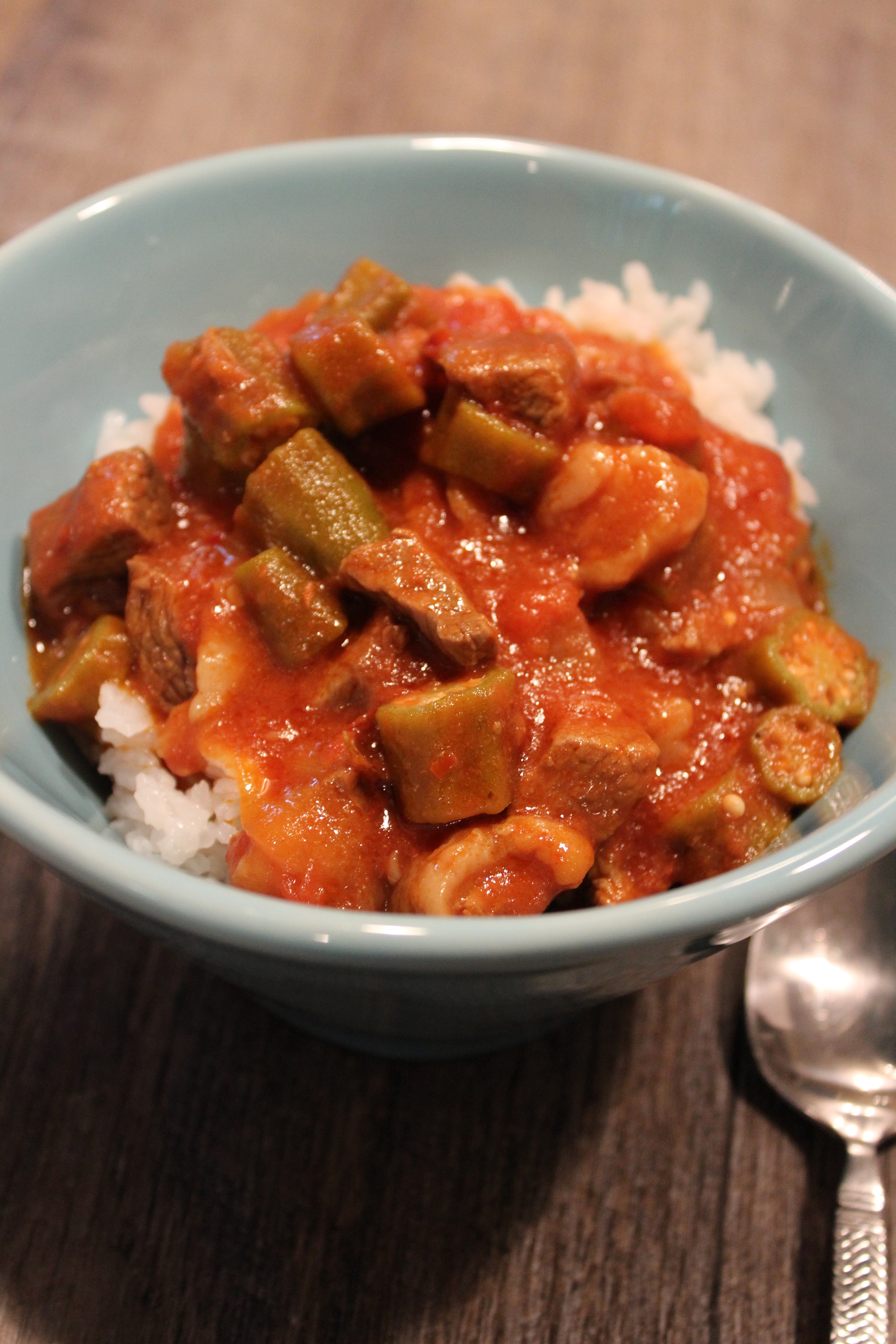 Meaty Steak Okra Stew