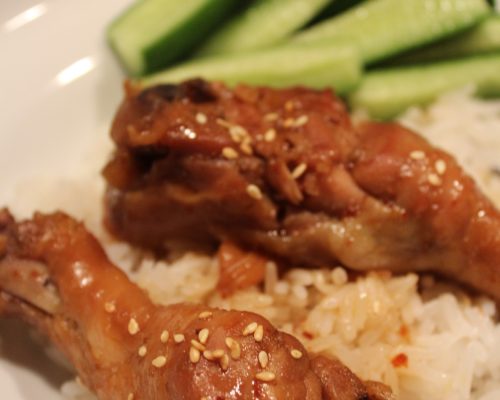 Quick and Easy Crockpot Teriyaki Sesame Chicken Legs