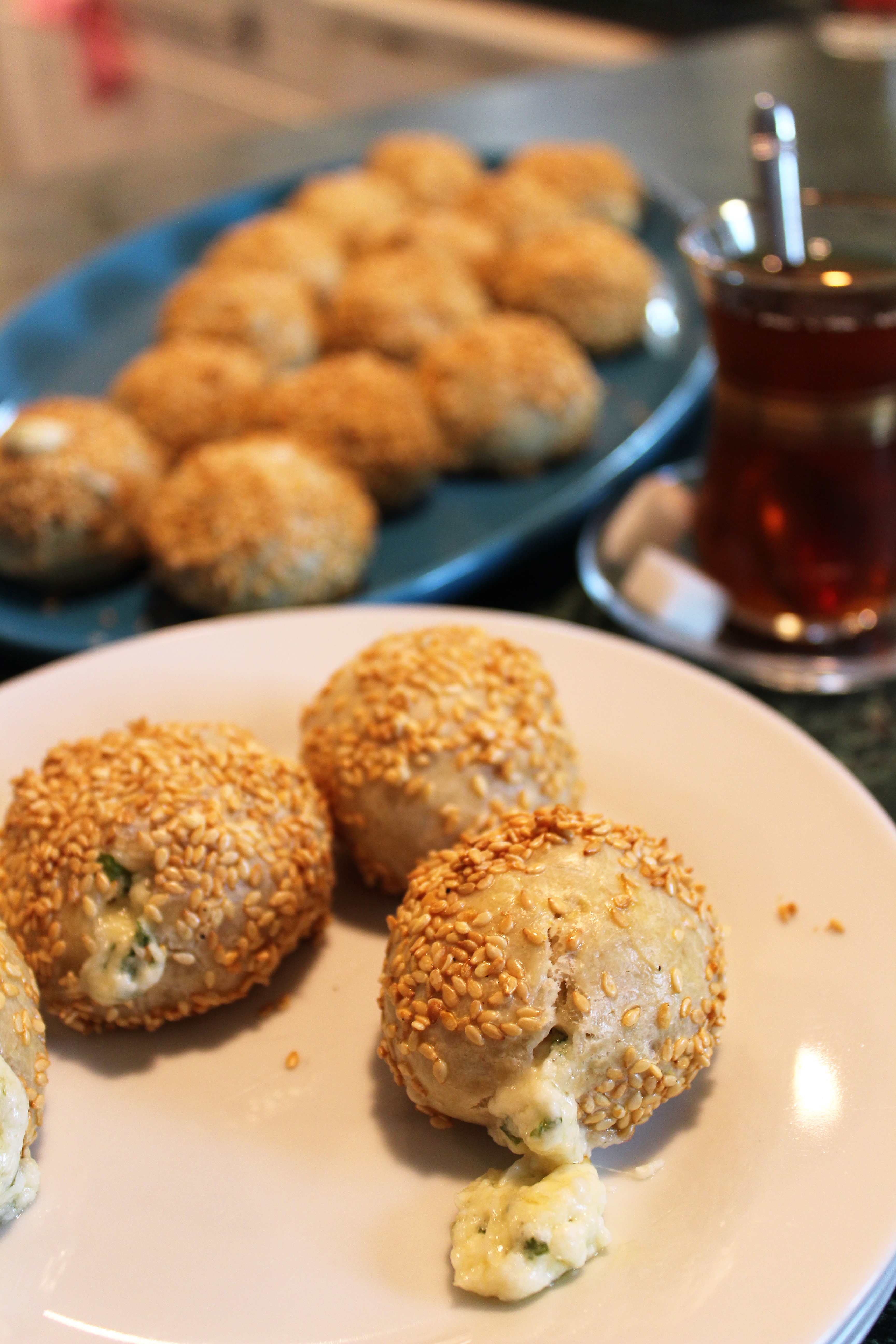 Savory Sesame Gruyère Pastries